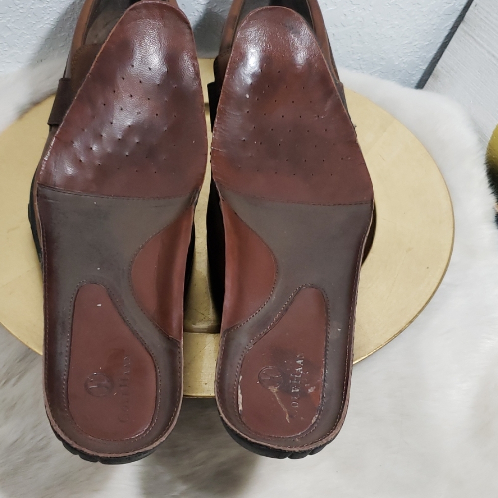 9M tobacco rubber soled slip on shoes - Picture 6 of 6